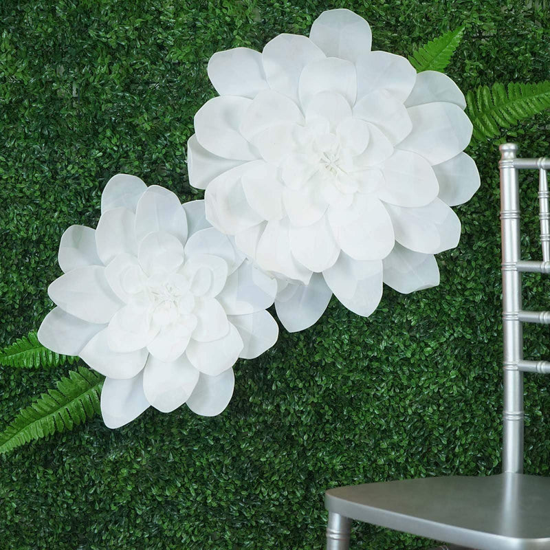 2 pcs 24" wide Artificial Daisy Flowers for Wall Backdrop