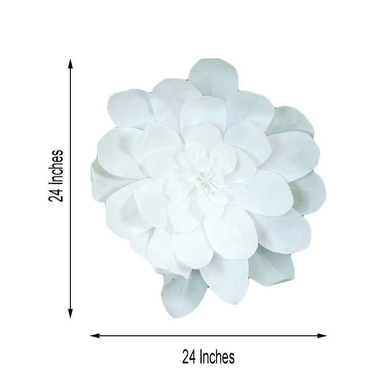 2 pcs 24" wide Artificial Daisy Flowers for Wall Backdrop