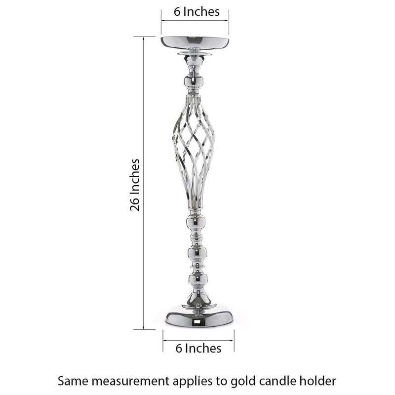 2 pcs 26" tall Candle Holder Wedding Centerpieces