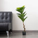 2 pcs 3 ft Fig Tree Potted Artificial Plants - Green ARTI_POT_TROP002_S_GRN