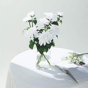 2 pcs 30" tall Silk Dahlia Flowers Stems