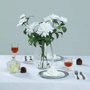 2 pcs 30" tall Silk Dahlia Flowers Stems