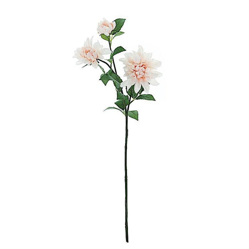 2 pcs 30" tall Silk Dahlia Flowers Stems - Blush ARTI_DAHL_001_046