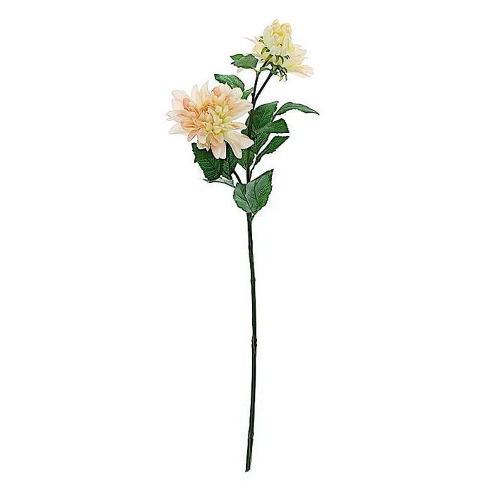 2 pcs 30" tall Silk Dahlia Flowers Stems ARTI_DAHL_001_046C
