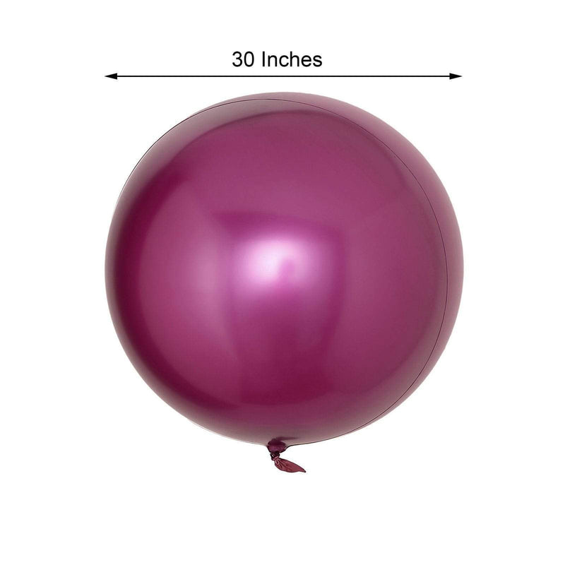 2 pcs 30" wide Round Large Vinyl Balloons