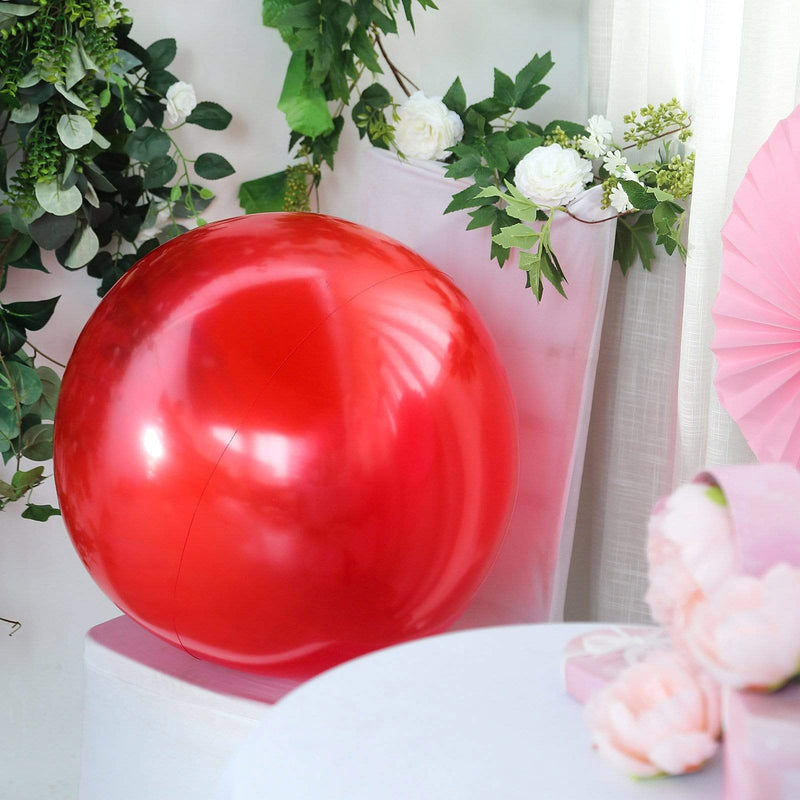 2 pcs 30" wide Round Large Vinyl Balloons