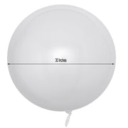 2 pcs 30" wide Round Large Vinyl Balloons