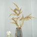 2 pcs 32" Metallic Artificial Fern Tropical Leaves Sprays - Gold ARTI_METLIC07_GOLD