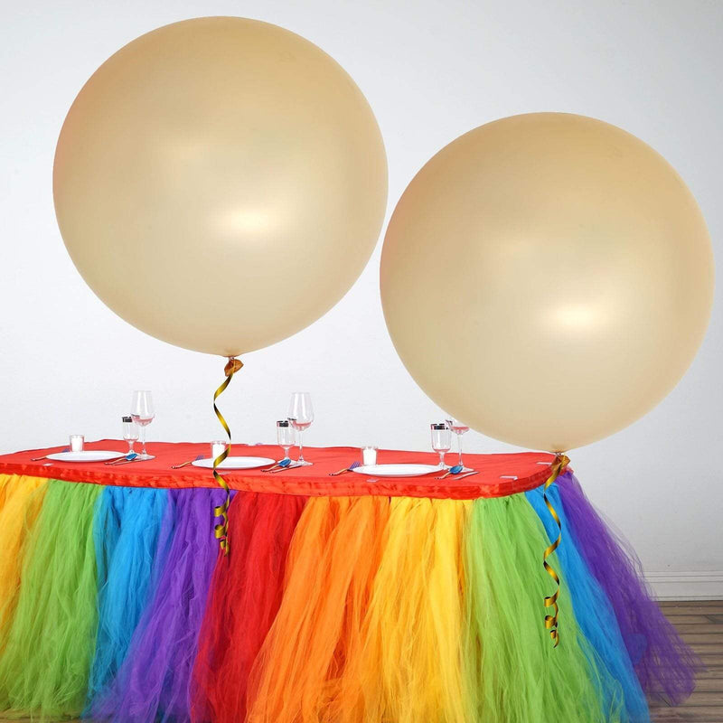 2 pcs 32" Round Large Latex Balloons
