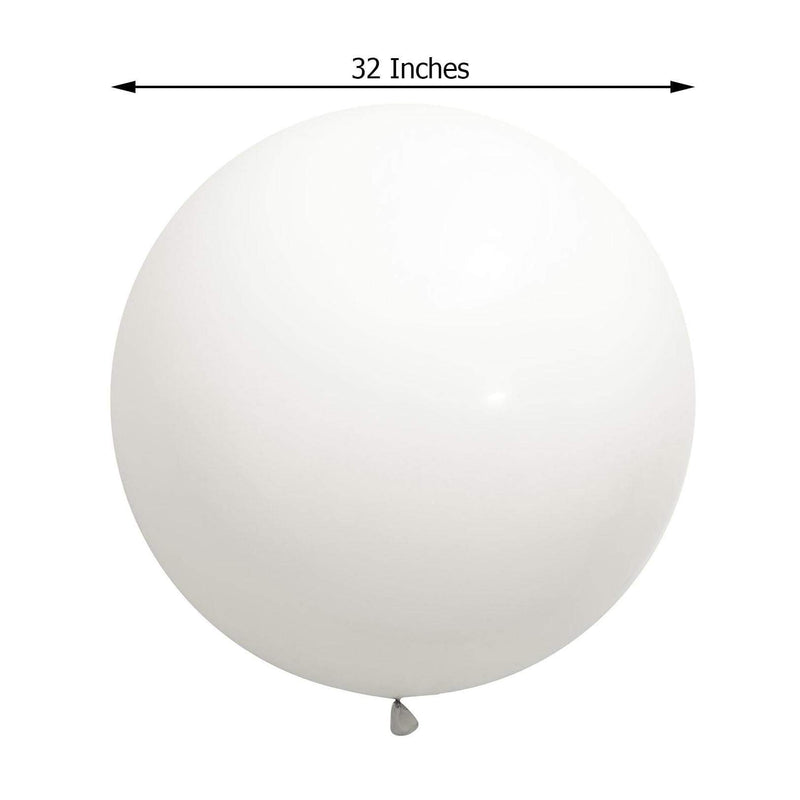 2 pcs 32" Round Large Latex Balloons