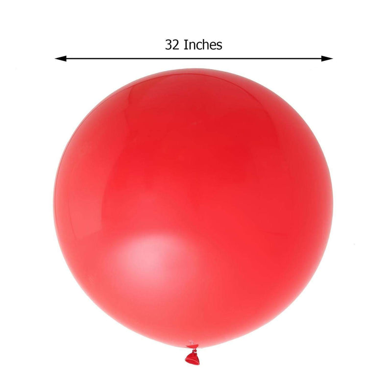 2 pcs 32" Round Large Latex Balloons