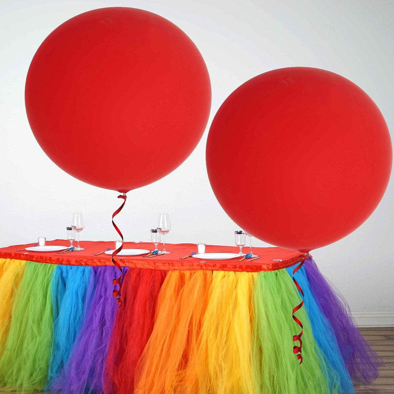 2 pcs 32" Round Large Latex Balloons