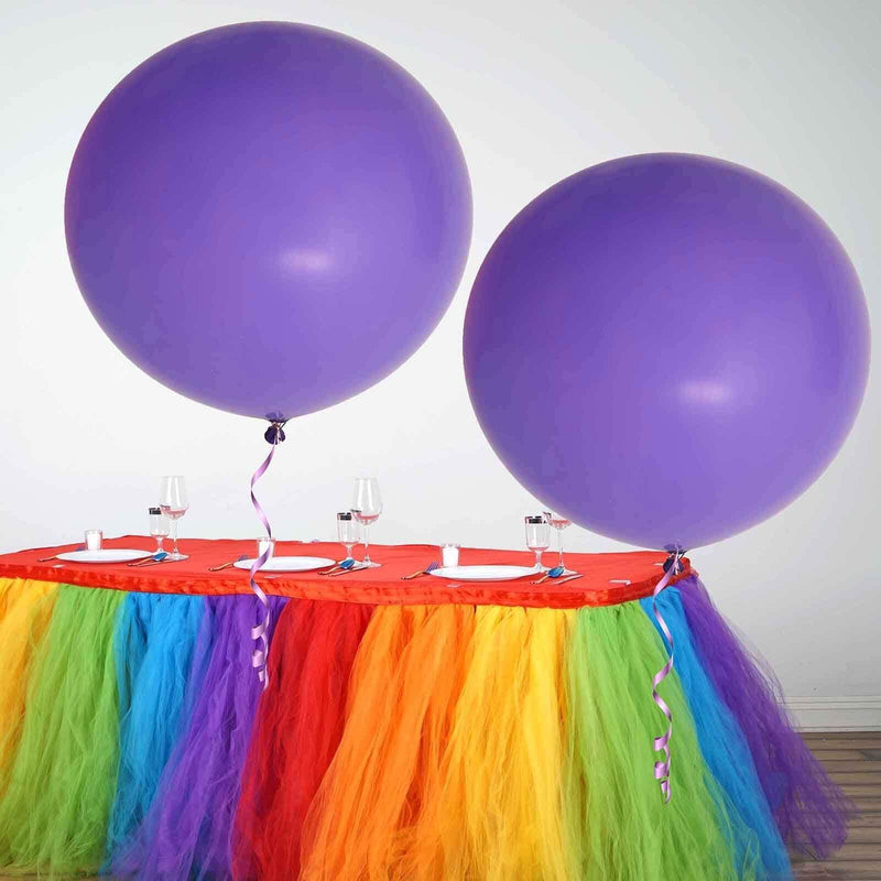 2 pcs 32" Round Large Latex Balloons