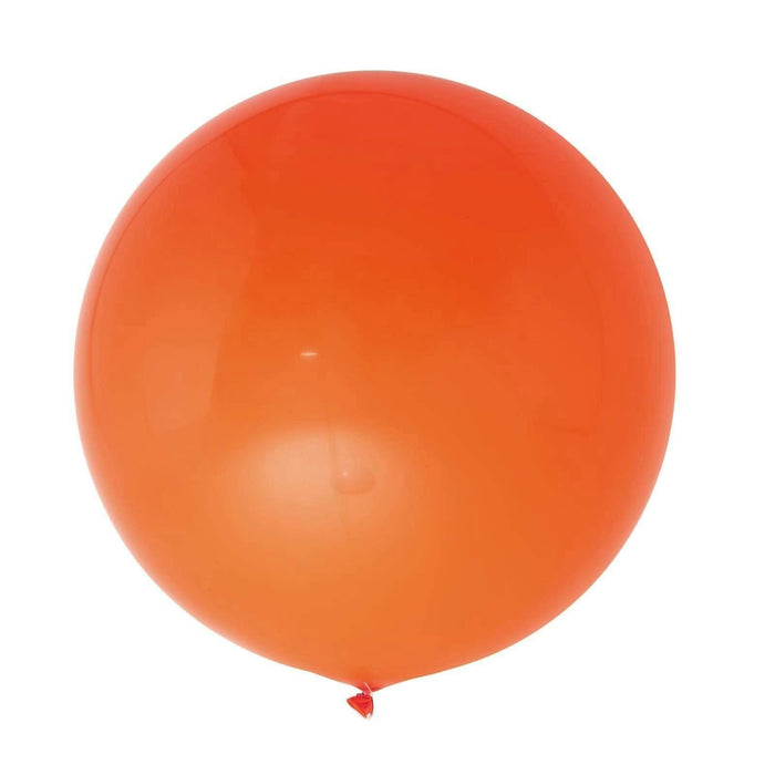 2 pcs 32" Round Large Latex Balloons BLOON_RND01_36_ORNG