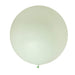 2 pcs 32" Round Large Latex Balloons - Matte Yellow BLOON_RND01_36_MINT