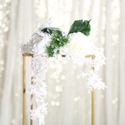 2 pcs 32" tall Geometric Metal Stands Wedding Flower Vase Holders