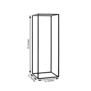 2 pcs 32" tall Geometric Metal Stands Wedding Flower Vase Holders