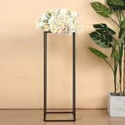 2 pcs 32" tall Geometric Metal Stands Wedding Flower Vase Holders