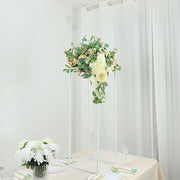 2 pcs 32" tall Geometric Metal Stands Wedding Flower Vase Holders
