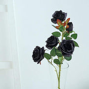 2 pcs 33" long Single Stem Silk Rose Bouquets