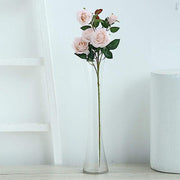 2 pcs 33" long Single Stem Silk Rose Bouquets