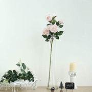 2 pcs 33" long Single Stem Silk Rose Bouquets