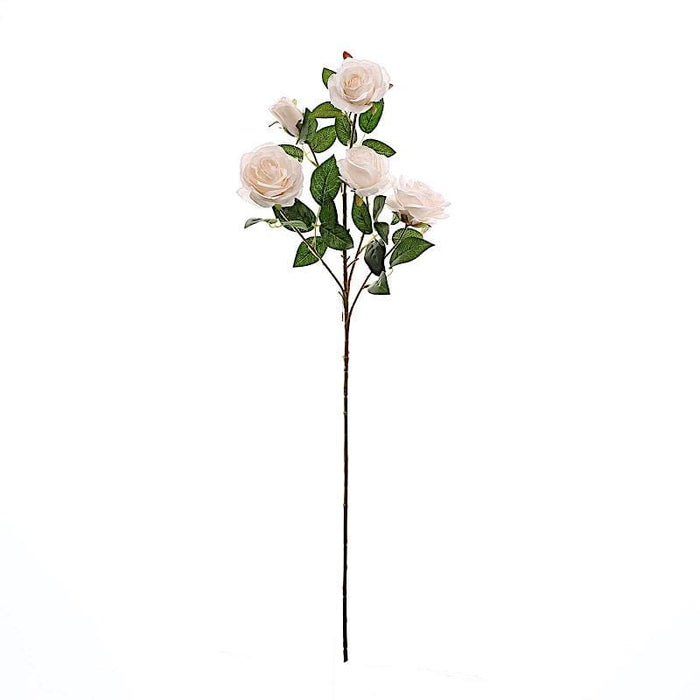 2 pcs 33" long Single Stem Silk Rose Bouquets ARTI_RS001_046