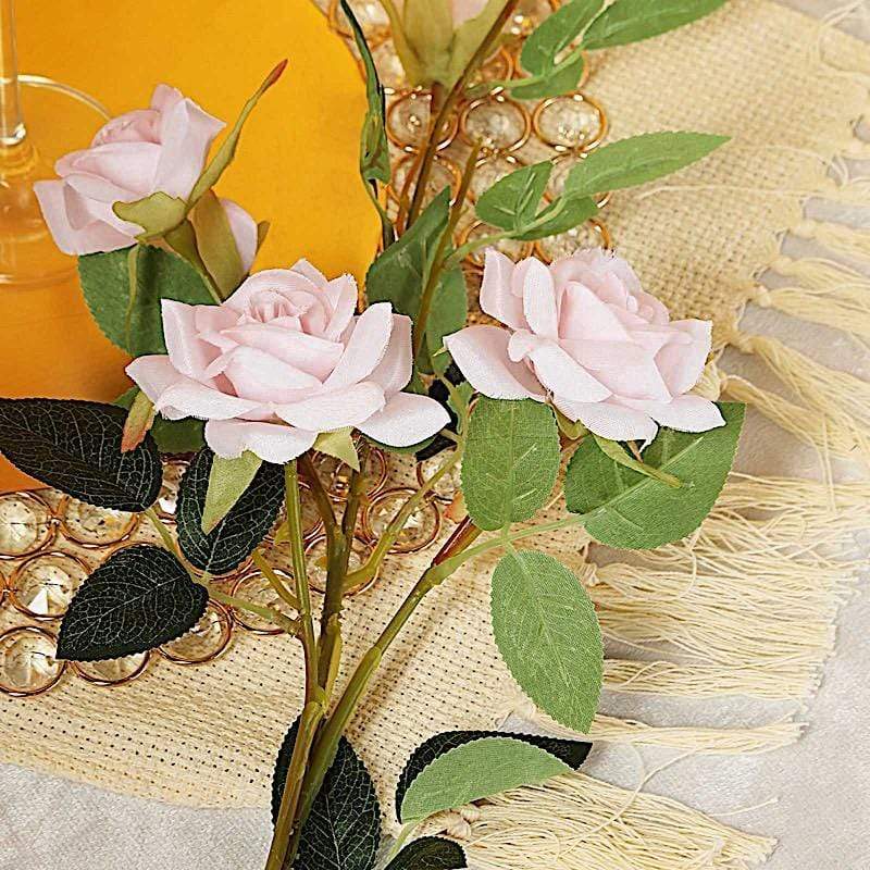 2 pcs 38" long Single Stem Silk Roses Bouquets