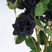 2 pcs 38" long Single Stem Silk Roses Bouquets