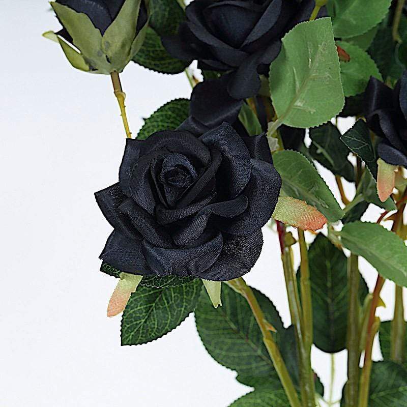 2 pcs 38" long Single Stem Silk Roses Bouquets