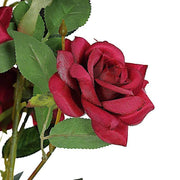 2 pcs 38" long Single Stem Silk Roses Bouquets