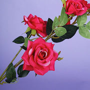 2 pcs 38" long Single Stem Silk Roses Bouquets