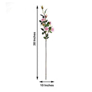 2 pcs 38" long Single Stem Silk Roses Bouquets