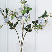 2 pcs 38" long Single Stem Silk Roses Bouquets