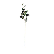 2 pcs 38" long Single Stem Silk Roses Bouquets ARTI_RS002_BLK
