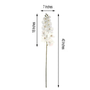 2 pcs 40" tall Faux Silk Orchid Flowers Sprays Stems