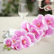 2 pcs 40" tall Faux Silk Orchid Flowers Sprays Stems