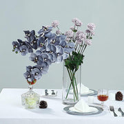 2 pcs 40" tall Faux Silk Orchid Flowers Sprays Stems