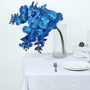 2 pcs 40" tall Faux Silk Orchid Flowers Sprays Stems