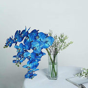 2 pcs 40" tall Faux Silk Orchid Flowers Sprays Stems