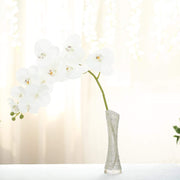 2 pcs 40" tall Faux Silk Orchid Flowers Sprays Stems