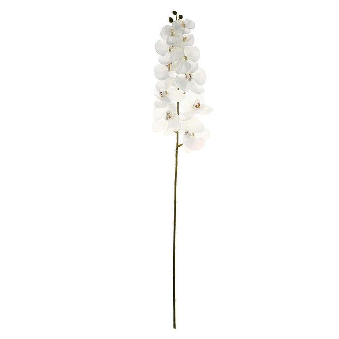 2 pcs 40" tall Faux Silk Orchid Flowers Sprays Stems ARTI_ORCH001_WHT