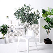 2 pcs 42" Artificial Honey Locust Leaves Sprays Stems - Dark Frosted Green ARTI_GRN_08_01