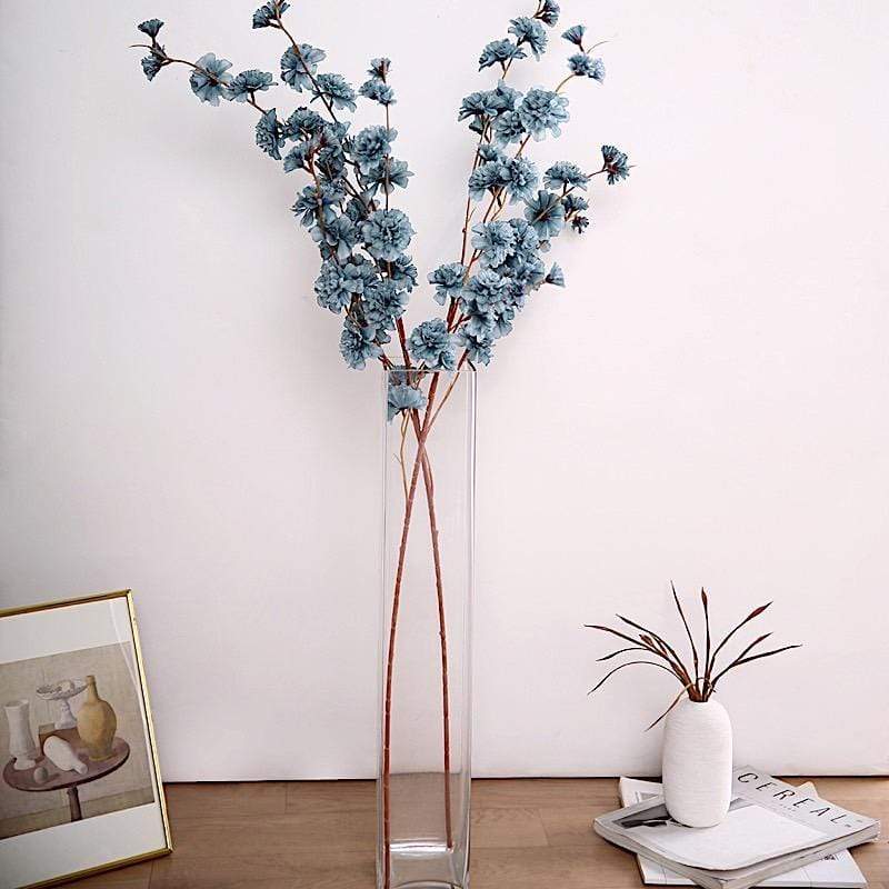 2 pcs 42" Long Stem Silk Artificial Carnation Flowers Sprays