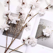 2 pcs 42" Long Stem Silk Artificial Carnation Flowers Sprays