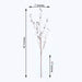 2 pcs 42" Long Stem Silk Artificial Carnation Flowers Sprays