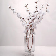 2 pcs 42" Long Stem Silk Artificial Carnation Flowers Sprays