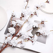 2 pcs 42" Long Stem Silk Artificial Carnation Flowers Sprays