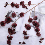 2 pcs 42" Long Stem Silk Artificial Carnation Flowers Sprays