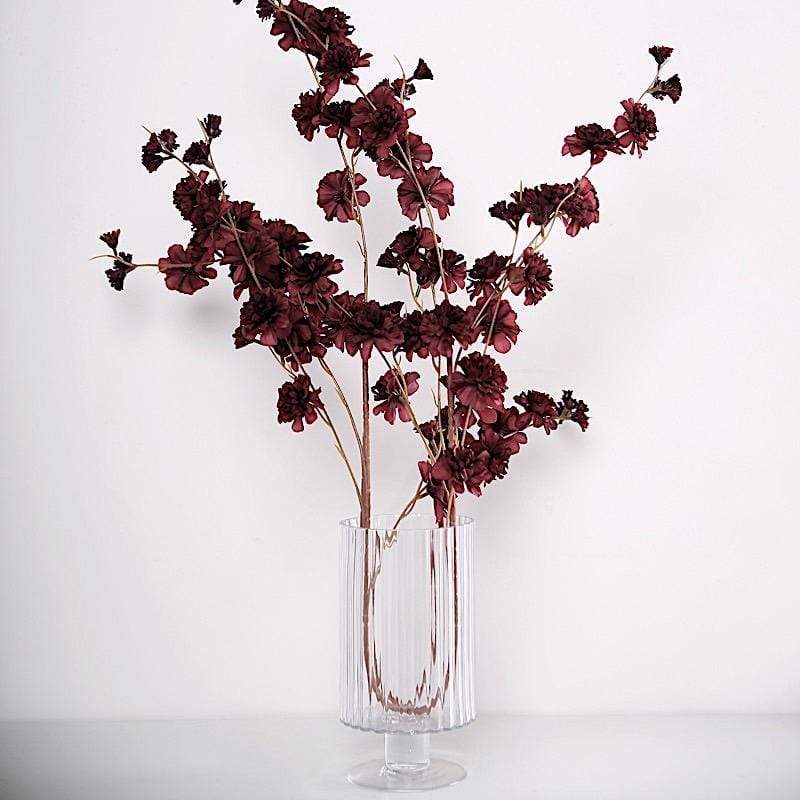 2 pcs 42" Long Stem Silk Artificial Carnation Flowers Sprays